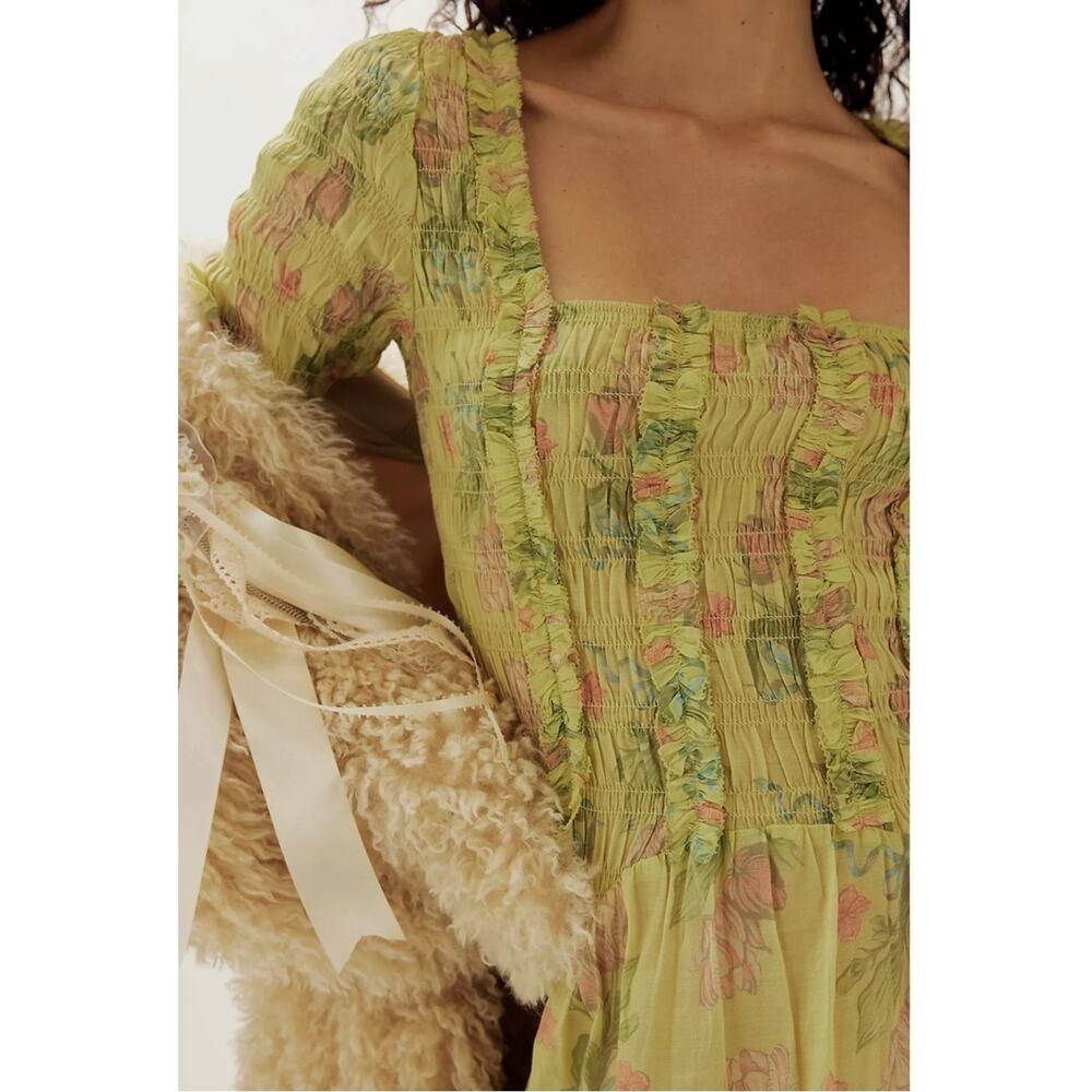 Free People Damson Madder Dainty Ethereal Cottage Raphaela Midi Dress 16 XL - Picture 5 of 16
